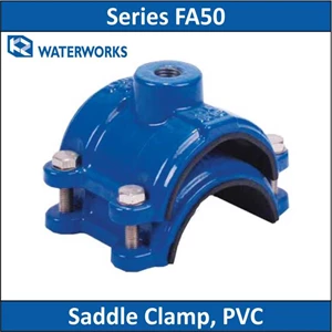 kz waterworks - series fa50 - saddle clamp, pvc