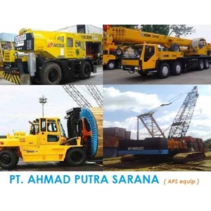 rental/ sewa: rauther crane/ mobille crane/ truck crane/ clwler crane/ forklip/ trailer container