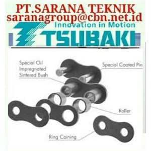 tsubaki roller chain stainless steel rs 40 pt sarana teknik-1