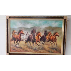 lukisan kuda gagah perkasa