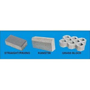 paving block/ conblock, batako, kanstin, loster, jalusi beton, grass block, uskup, buis beton, kanstin dki, trihex-4