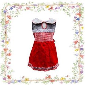 baju anak renda kotak2 - 1518-1