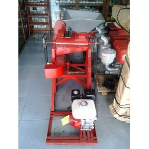 gilingan pemecah kulit kopi kering + penggerak honda gx200