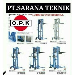 pt.sarana opk stacker manual & batery hand pallet opk material handling stacker