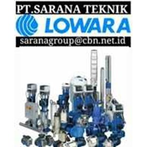 lowara pump submersible & centrifugal pump pt, sarana teknik