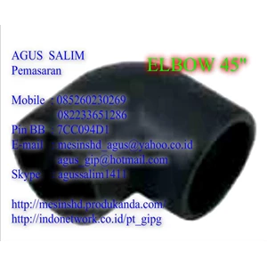 fitting hdpe elbow 45