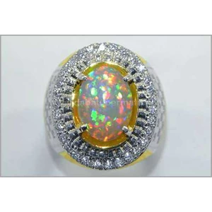 sparkling hot fire opal/ kalimaya pancawarna crystal mulus - op 043