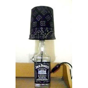 lampu hias botol minuman, lampu tidur, lampu hias, lampu hias kamar, antik slidelamp