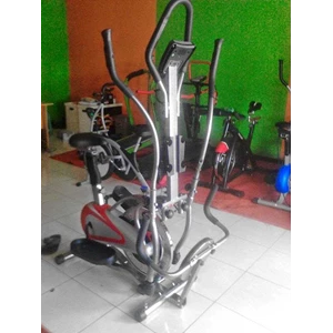 sepeda fitnes orbitrack 5in1 orbitrek manual 5 function treadmill and bike like aibi gym