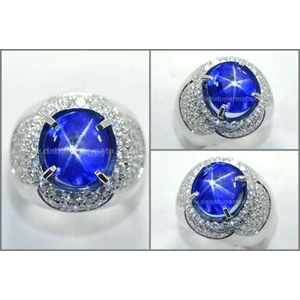 elegant royal blue safir sharp star sri lanka nh - sps 267-2