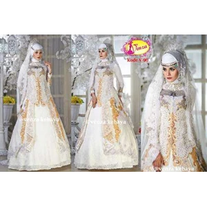 kebaya gaun pengantin ( kode v-90)-1