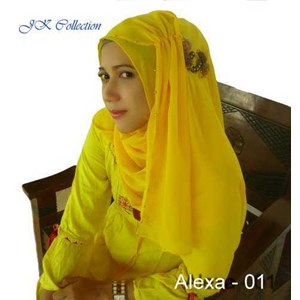 alexa jilbab, hijab, kerudung, jilbab instan