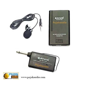 n-aiwa na 801 vhf clip on microphone wireless-3