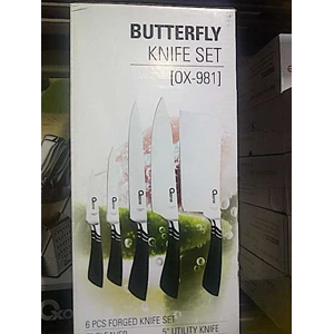 pisau butterfly set oxone golok alat masak ox-981 knife set tajam