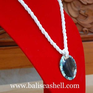 kalung bulat japing, bertepikan paua-2