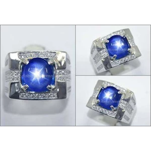 batu mulia vivid blue safir. kristal super - sps 280-1