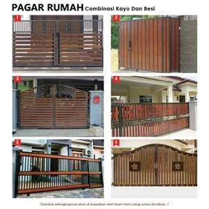 pembuatan pagar rumah minimalis, berkualitas dan harga bersaing