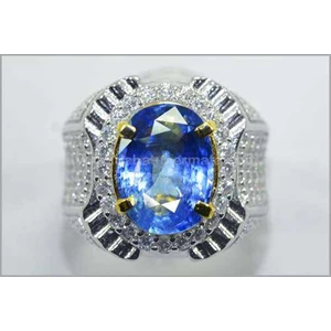 natural no heat vivid blue sapphire crystal ( spc 256 + memo )