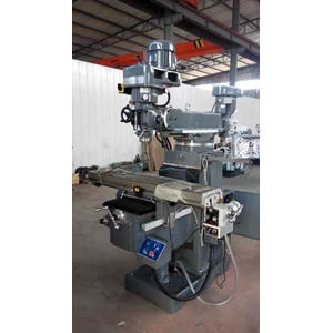 vertical turret milling machine + slotting head + dro himach-3