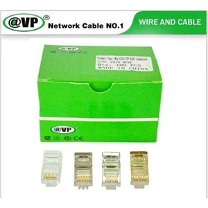 avp cat 6 rj45 connector avp-6ump 100 pcs