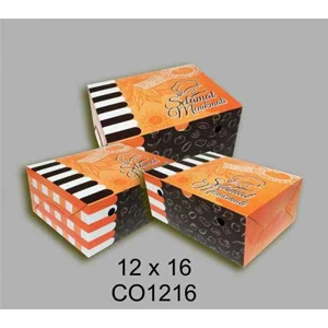 box karton - box duplek - kotak makanan - size : 12cm x 16cm x 7cm