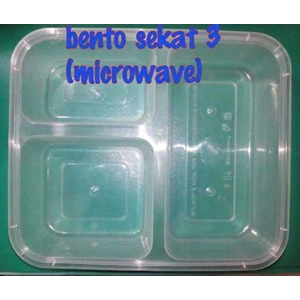 microwave sekat 3 ( box bento)