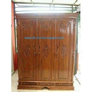 almari pakaian peluru pintu 3