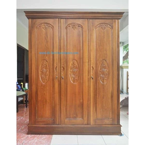 almari pakaian mawar pintu 3