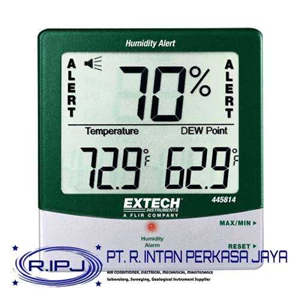 hygro-thermometer humidity alert with dew point extech 445814