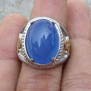 batu permata kalsedon biru – natural chalcedony-1