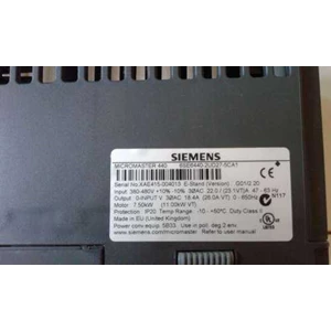 siemens micromaster 440 6se6440-2ud27-5cai+ bop