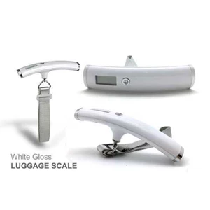 luggage scale white gloss