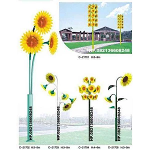 lampu hias bunga matahari c21701-21705