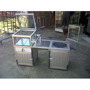 rombong cilok aluminium murah di malang