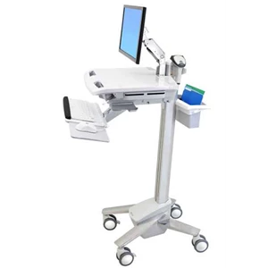 ergotron styleview emr cart with lcd arm