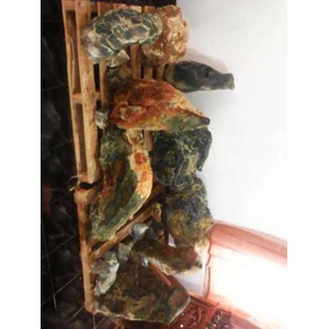 bahan rough stone material agate - pancawarna garut - green crysopal rock cristal dolomite onxy