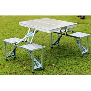 picnic table koper bangku meja lipat kursi alumunium atria hobbit ringan best seller-1