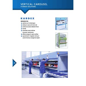tech link vertical carousel storage solutions
