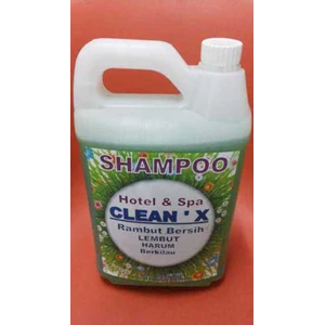 shampoo galon clean x hotel dan spa