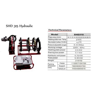 mesin / alat untuk menyambung pipa hdpe 2 type hydraulic dan manual ( butt fusion )
