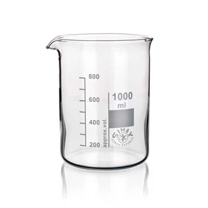 beaker low form, 5 ml, 50 ml, 100 ml, 400 ml