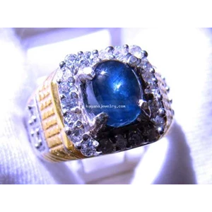 batu permata blue sapphire ( code: sf584)