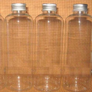 botol plastik pet + tutup alumunium import