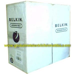 belkin utp cable cat.5e pvc, 24awg 4-pairs grey.
