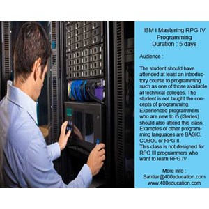 training ibm i mastering rpg iv programming