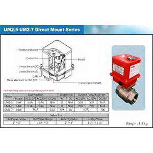 uni-d electric actuator type um 2-5 / um 2-7-1