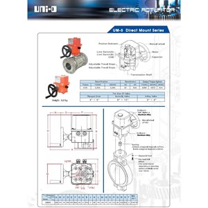 uni-d electric actuator type um 5-1