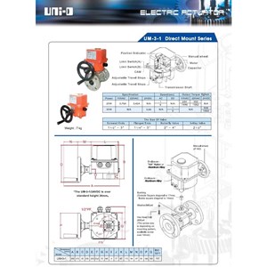 uni-d electric actuator um series-1