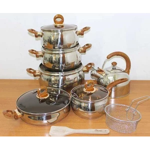 ox 966 panci set 14 pc classic oxone cookware set alat masak set
