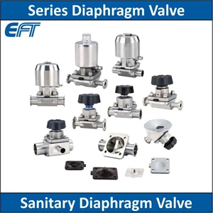 eft - series diaphragma valve - sanitary diaphragma valve